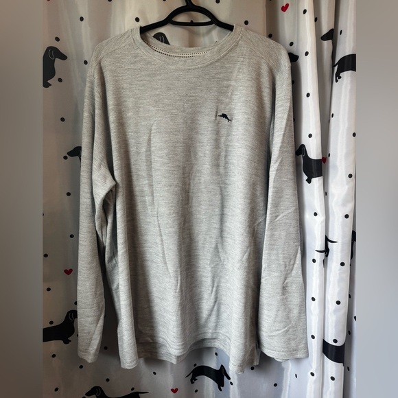 Tommy Bahama Gray long sleeve Crew Neck - Picture 1 of 4
